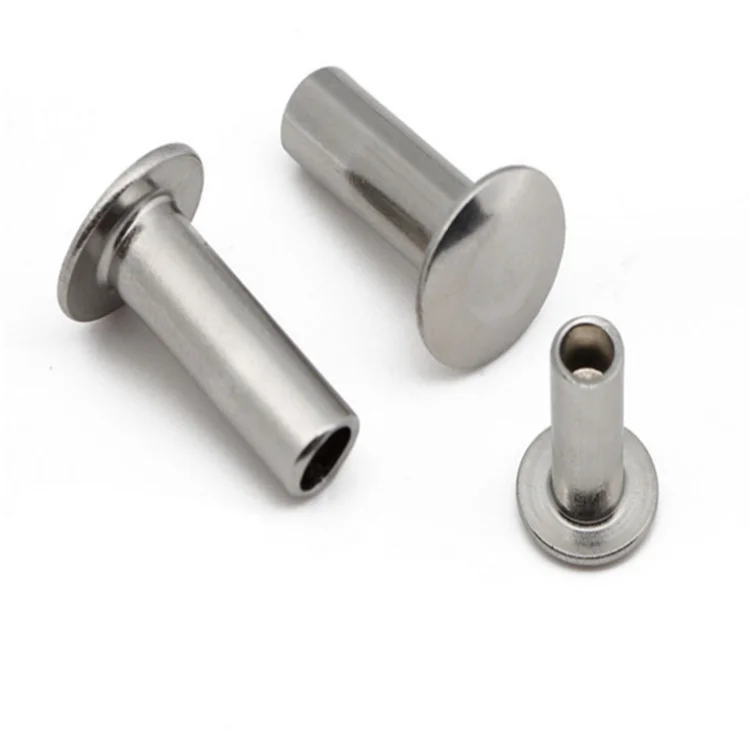 Carbon Steel Plated Chrome Semi Tubular Rivet - Buy Carbon Steel Semi ...