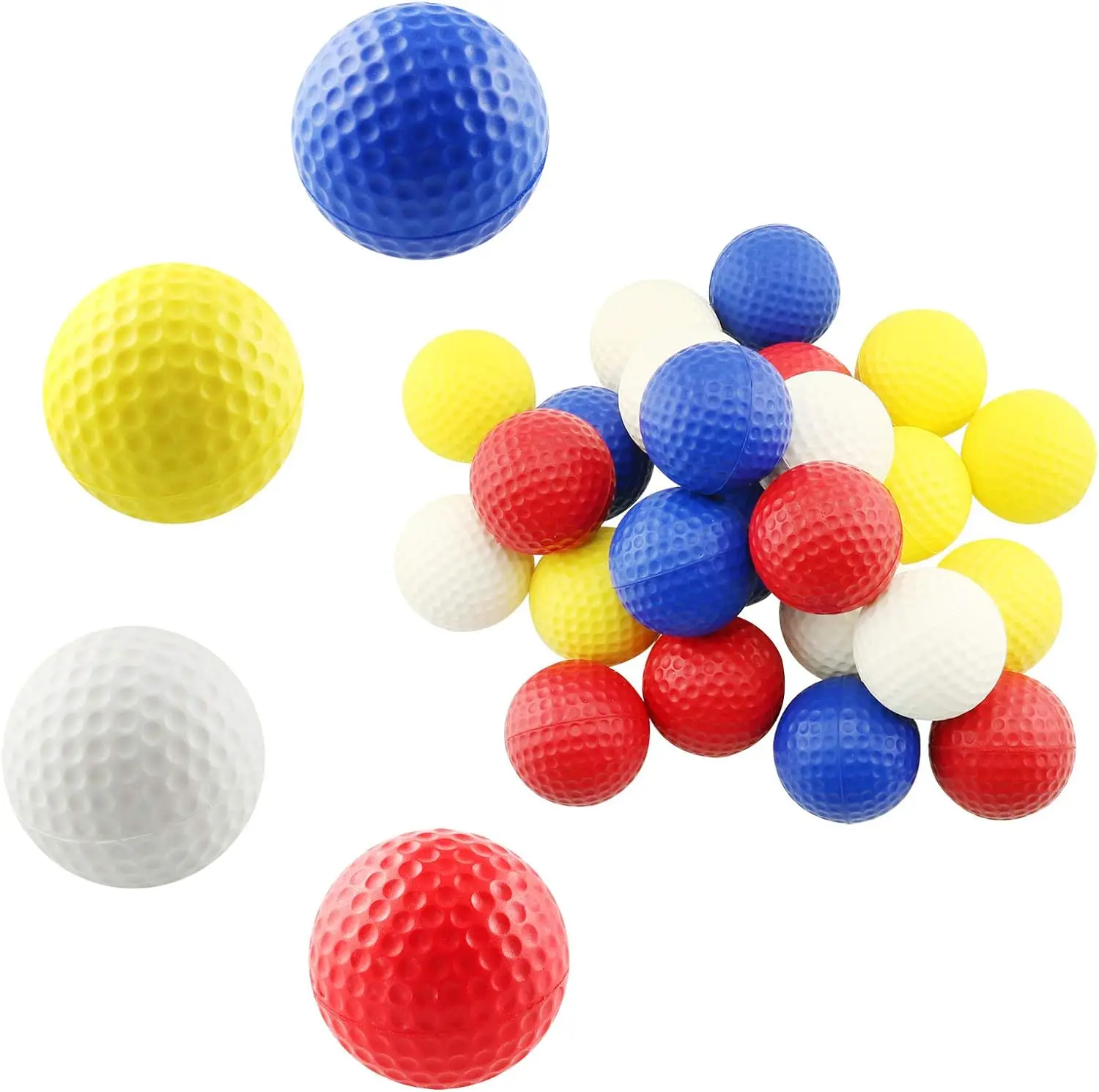 Colored Golf Practice Balls Golf Indoor Foam Balls Pu Foam Eva Foam