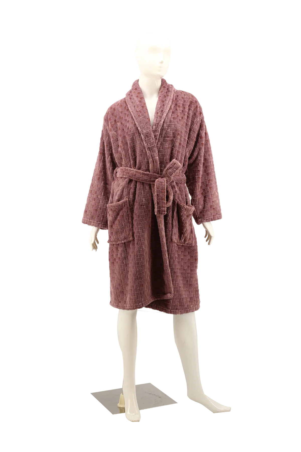High Hope Fashion Style High Quality Flannel Bathrobe Oem Flannel