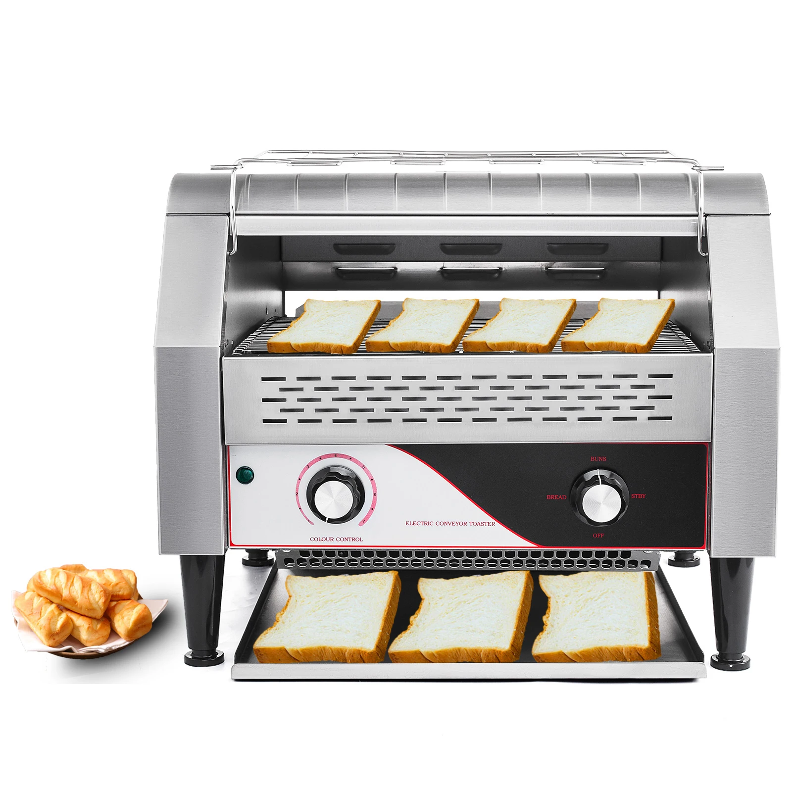 Commercial Equipment High Efficiency Bread Flat Electric Conveyor Toaster Buy Electric Toaster