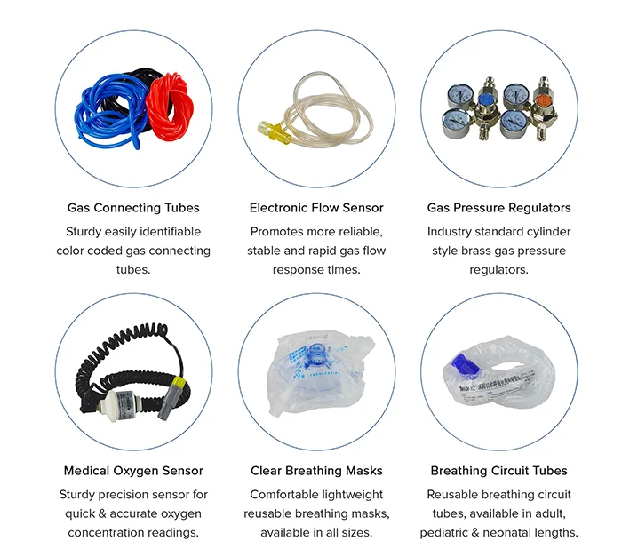 Medical Ventilator Breathing Medical Product Hospital Equipment With Air-compressor Adult Medical Ventilator Machine Price