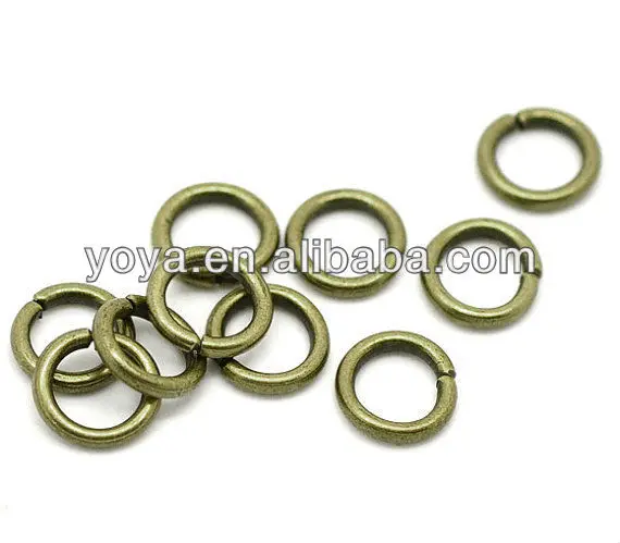 copper jump rings,open brass jump rings.jpg