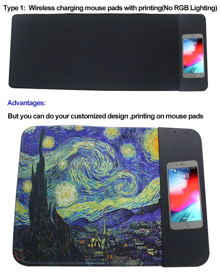 Large Gaming Mouse Pad Wireless Charger For New Phone Buy Mouse Pad