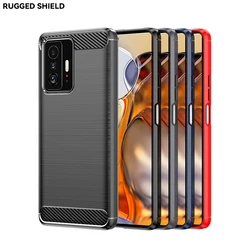 Carbon Fiber Shockproof Soft TPU Back Cover mobile Phone Case For xiaomi redmi note 8 2021
