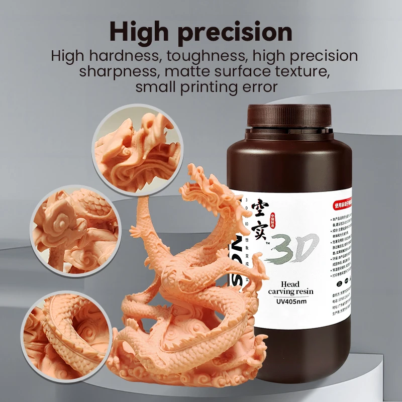 High Hardness Matte Texture Head Carving Resin 3d Printing Resin ...