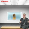 55 inch indoor touch screen transparent advertising display panel box for jewelry display