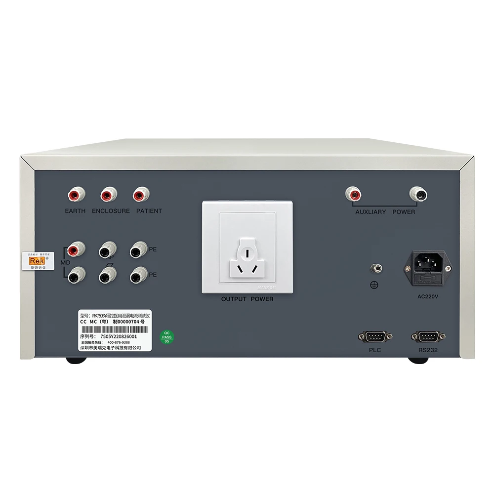 Rk7505y Ac Dc Medical Leakage Current Tester Leakage Price Programmable