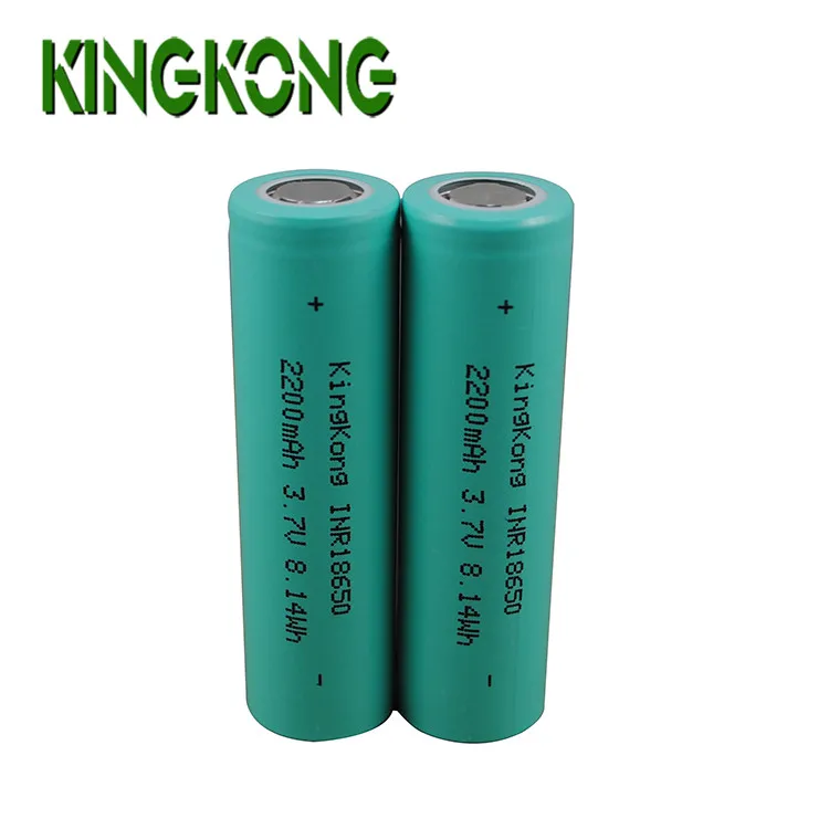 Kingkong 3.7v Icr Inr18650 2200mah Lithium Li-ion Rechargeable Battery ...