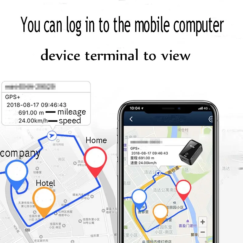 Gps Positioning Tracking Tracker Elderly Children Wireless Recording