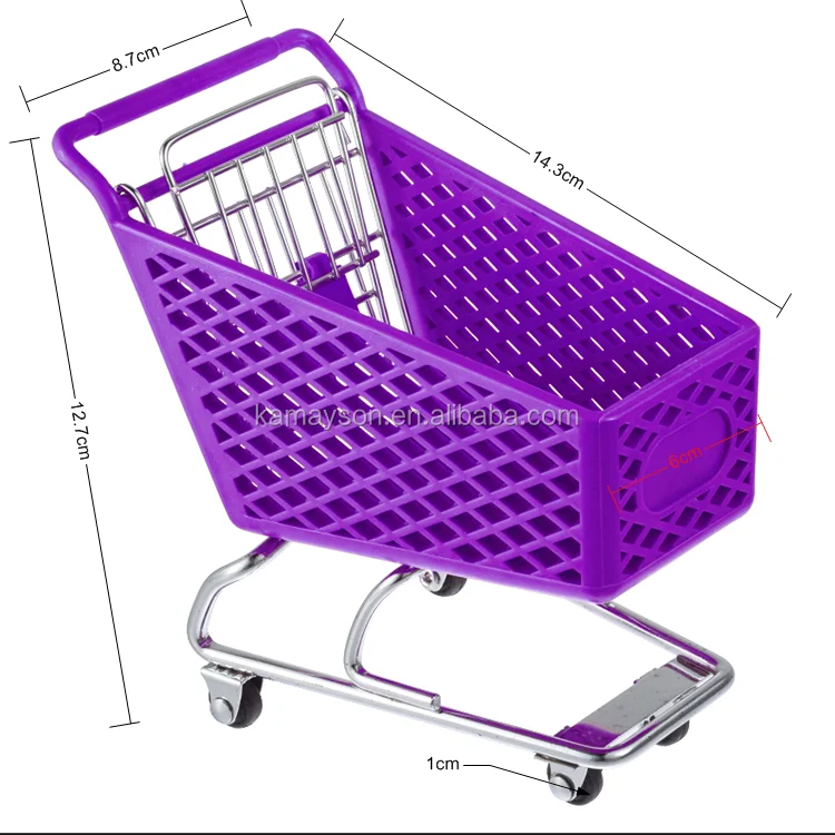 kids plastic shopping trolley