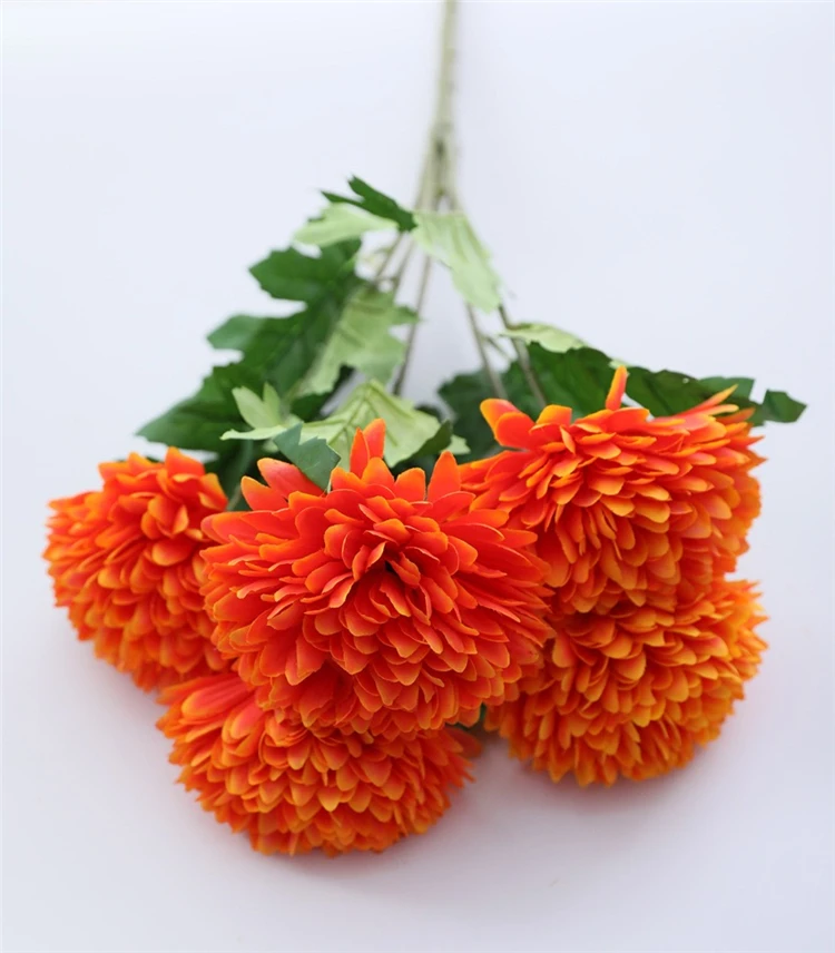 T0467 China Florists Colorful White Chrysanthemum Artificial 