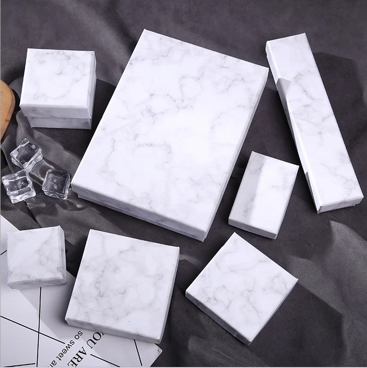 product-Custom Jewelry Ring Packaging Marble Gift Box for Bracelet Necklace Manufacturers-Dezheng-im-1
