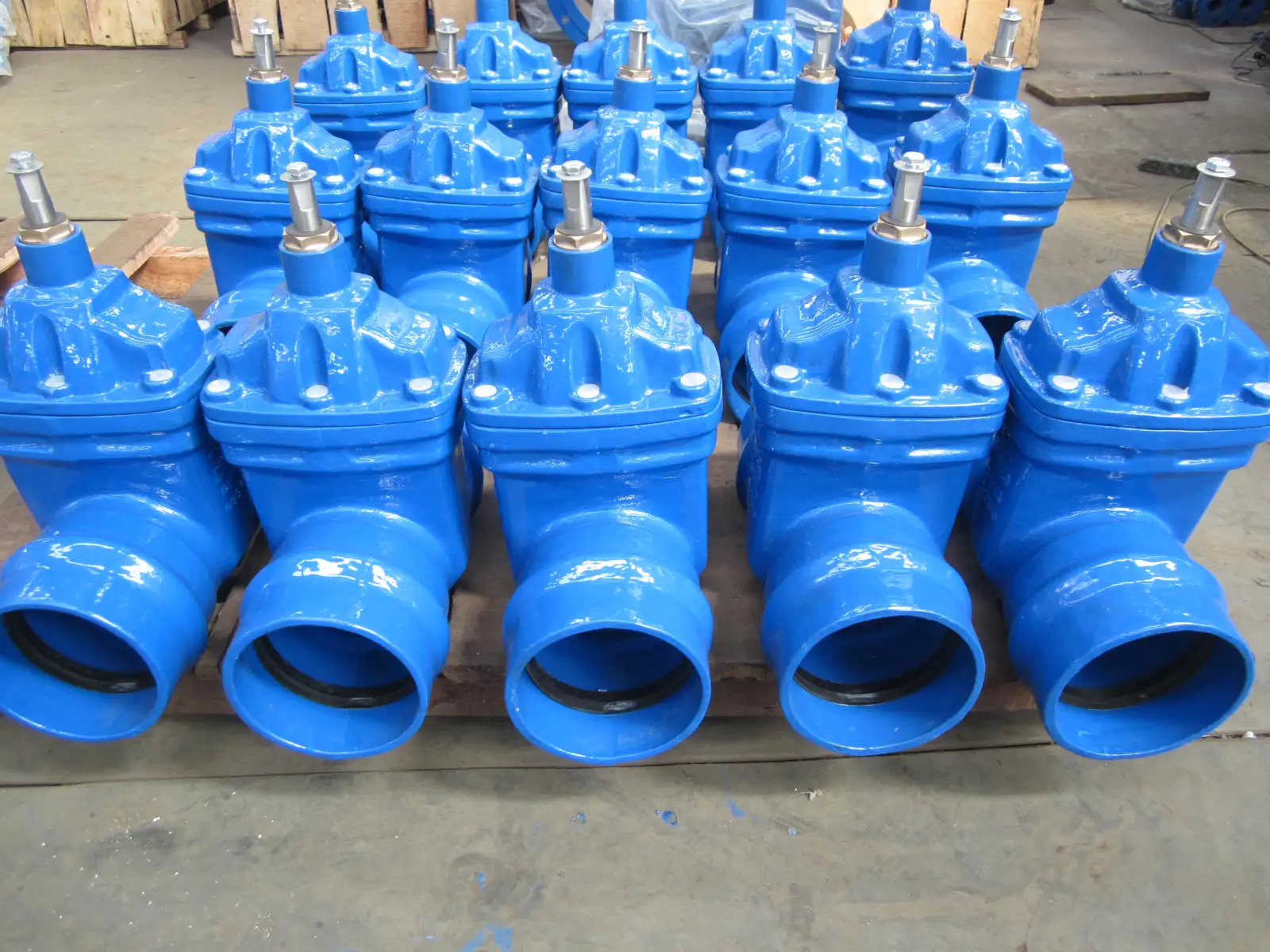 Best Price Pn16 Socket Gate Valve Di3352 F5 Socket End Resilient Gate ...