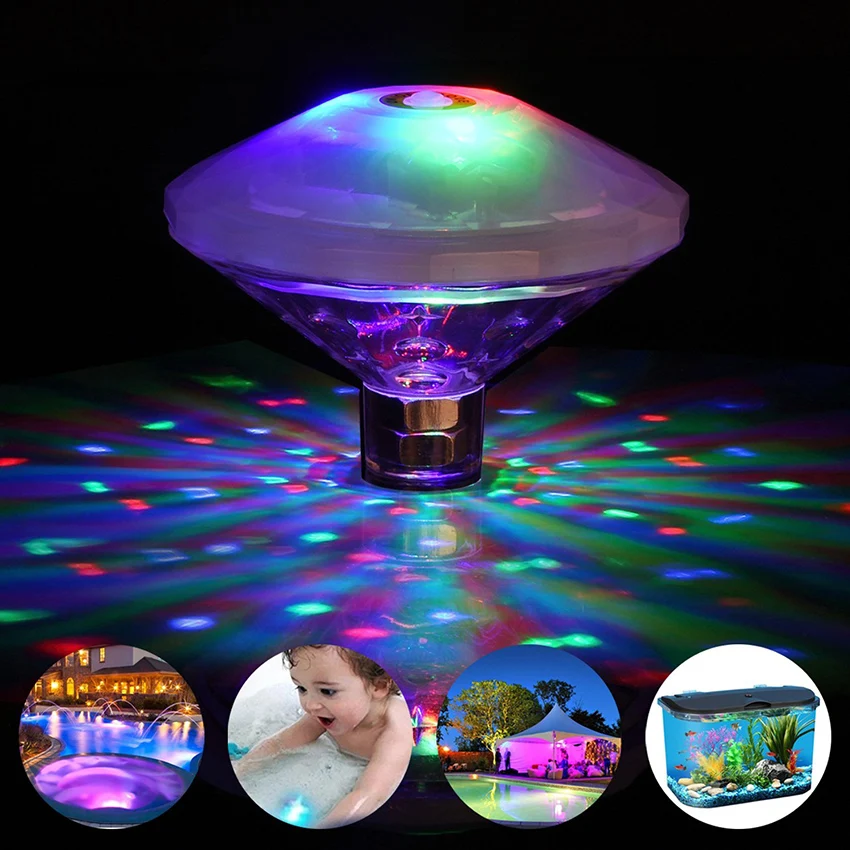 LED Floating Underwater Disco Light Glow spa light