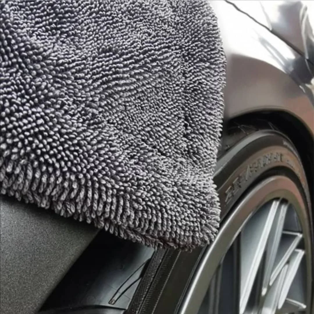 High Quality 1400gsm Car Wash Towel Twisted Loop Microfiber Car Drying