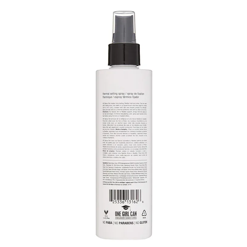 Private Label Hair Curl Spray Gel Thermal Setting Spray Buy Hair