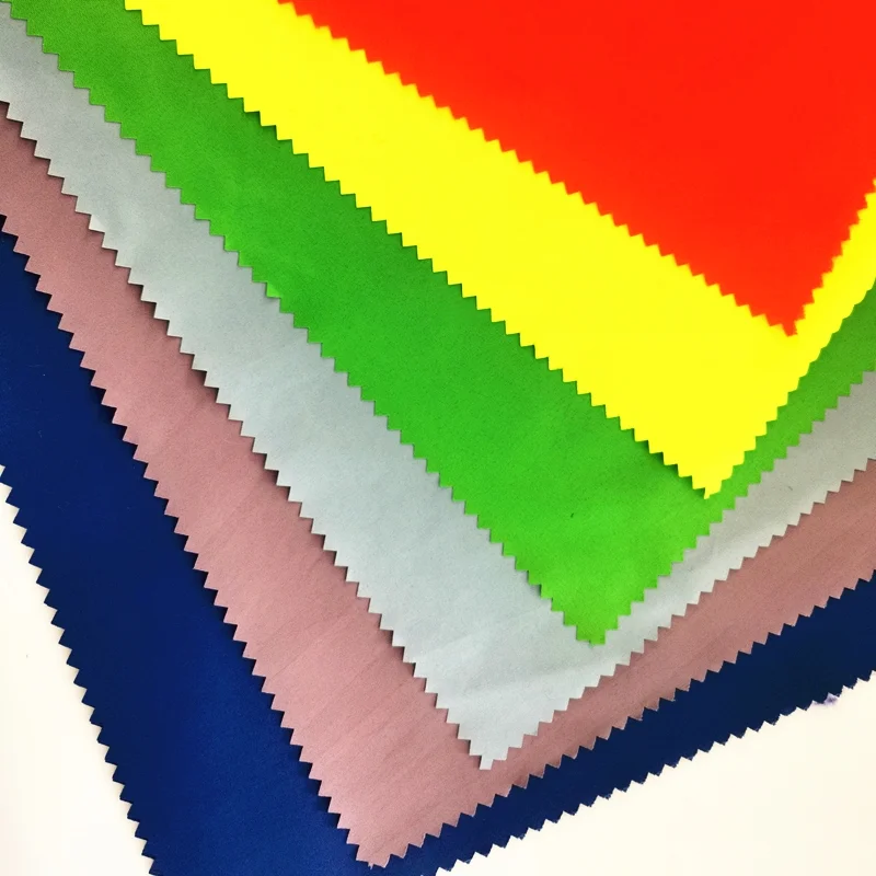 100% Polyester Spandex Pongee Ns 4 Way Stretch Fabric For Garment Fabric