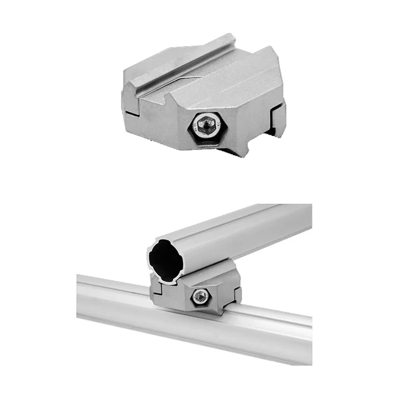 product 90 degree angle cross reinforced joint 28mm third generation 1000 series wire rod aluminum alloy lean tube connector profile-13