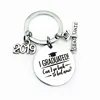 I graduated can I go back to bed now keyring stainless steel disc keychain graduation 2019 gift