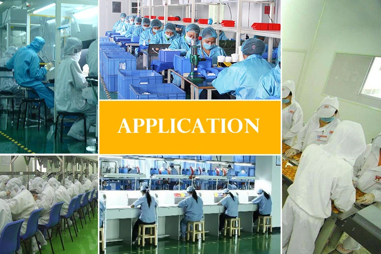 Polyester Material ESD Cleanroom Suit For Cleanroom - KingCare | KingCare.net