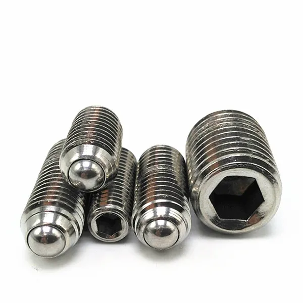 Ball Head Plunger Screw 304 Stainless Steel Wave Bead Screw Buy Ball