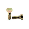 Brake hose double hole Carbon Steel Hollow Screw M6 Banjo Bolt