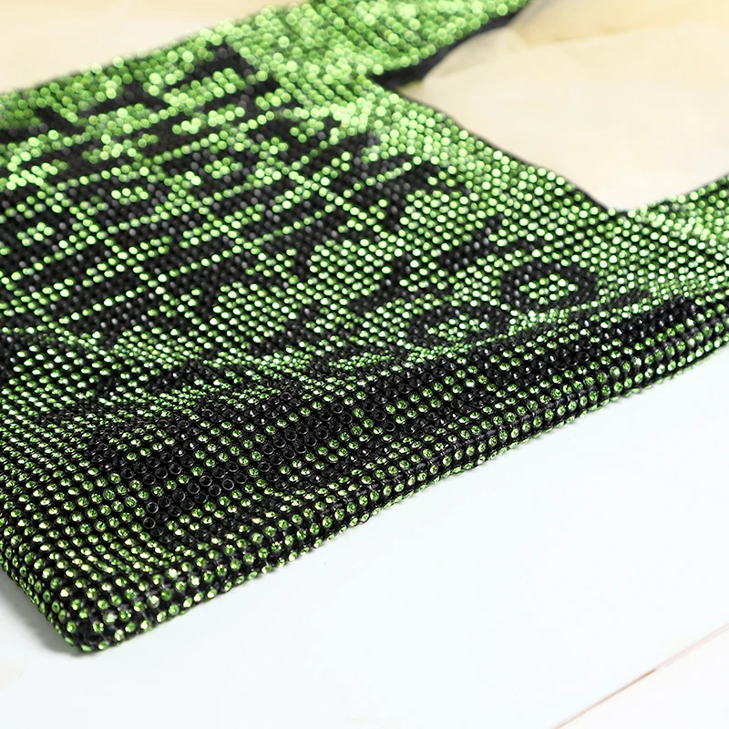 Onh71 New Designer Glitter Crystal Rhinestone Evening Bags Thank You