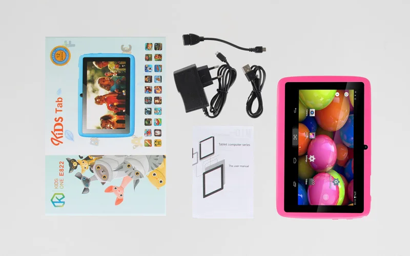 Boxchip E822 7Inch Touch Screen Smart Leaning Machine Cheap Android Children/Kids Learning Tablet PC Educational Kids Tablet
