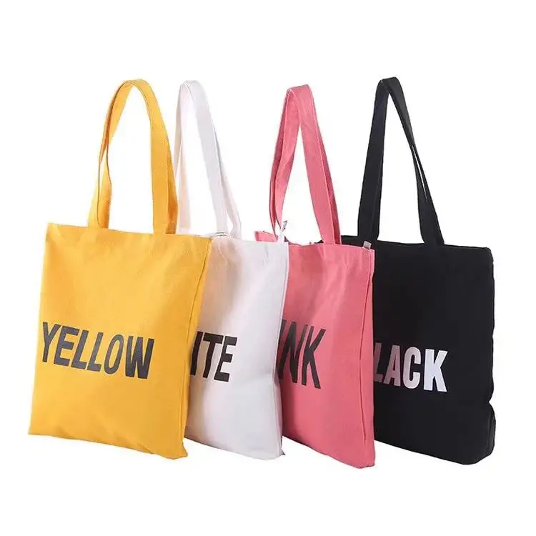 Promotional Custom Tote Bags No Minimum Reusable Grocery Bags For Shopping - Buy Promotional ...