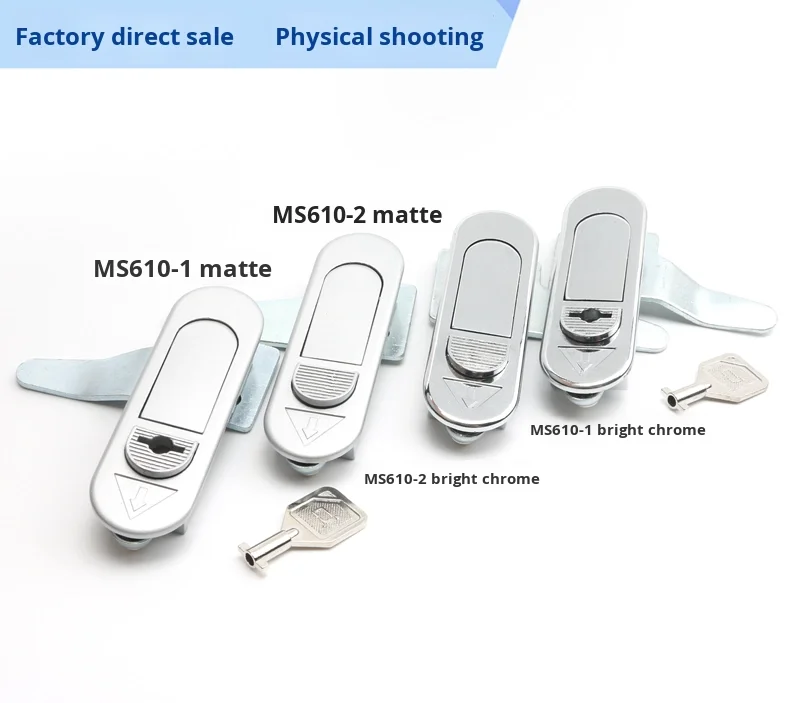 Ms610-1-2 Electrical Cabinet Flat Lock 6000 Series Grade Cutting Included for Distribution Boxes Mechanical Door Access manufacture