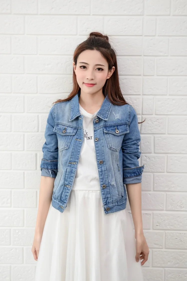 long top with jeans jacket