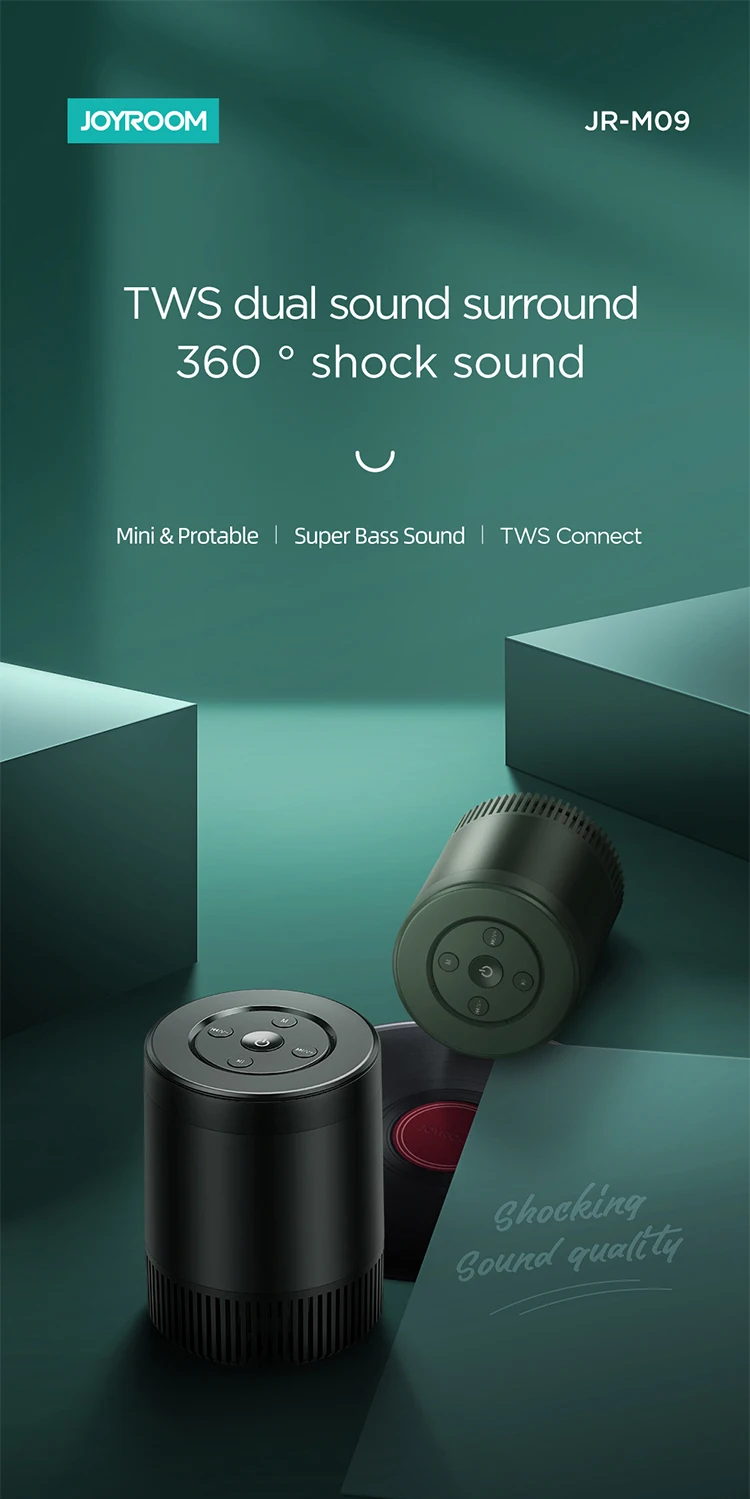 JOYROOM M09 mini speaker Support wireless bt connection TF card - ANKUX.COM