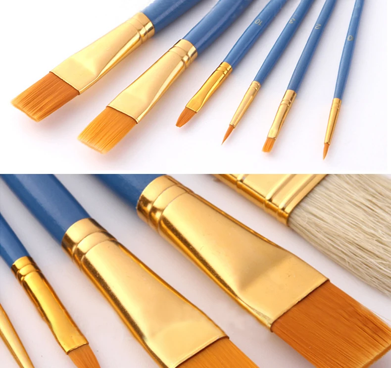 Wholesale 25pcs/set Oil Paint Brush Set Art Supplies Oil Brush For