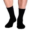 Adult Durable Black Cotton Work Boot Socks