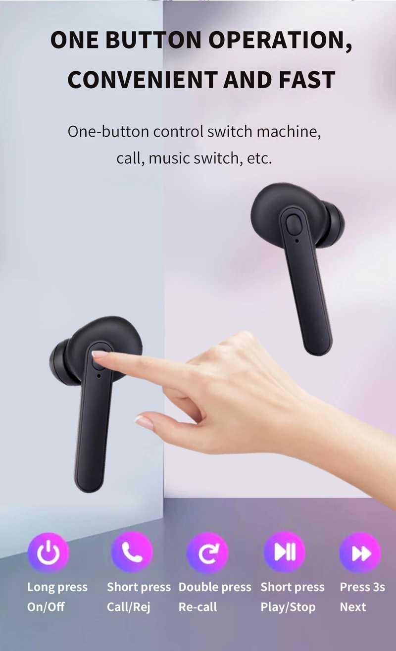DT-5 Mini TWS sports bluetooth 5.0 Wireless stereo earphones With Charging case - ANKUX.COM