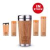 Isolating Reusable Kids Bamboo Cup Thermos Travel Bamboo Fiber Coffee Cup for Water Coffee with Bamboo Shell
