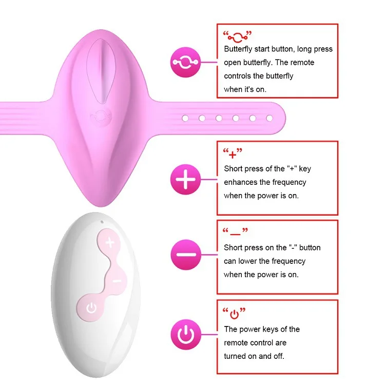 10 Functions Wireless Remote Control Underwear Butterfly Vibrating Panties Wearable Panties Vibrator G-Spot