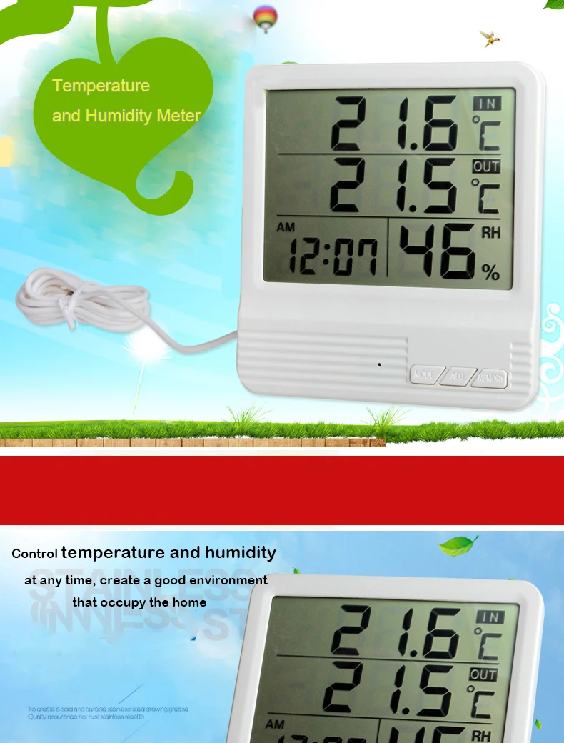 High Quality Fish Tank Thermometer Digital Thermometer In Celsius