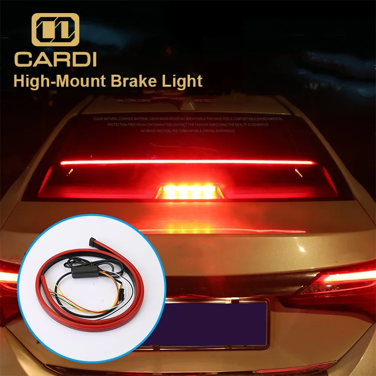 Car Tail Safety Warning Flashing High Mount Stop Lamp LED strip high-position car brake light