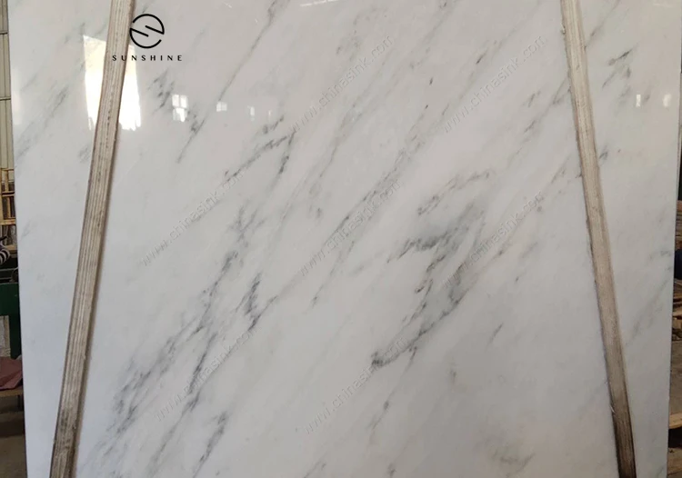 Wholesale Price Good Quality Polished Big Size China Oriental White Marble Slabs