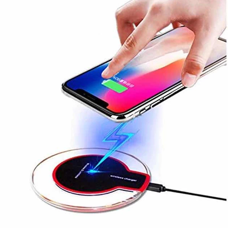 Chargeur sans fil 2020 K9 Cristal Personnalis&eacute; T&eacute;l&eacute;phone Portable Automatique Mini Portable Rapide Qi Chargeur Sans Fil de Charge Rapide - ANKUX Tech Co., Ltd