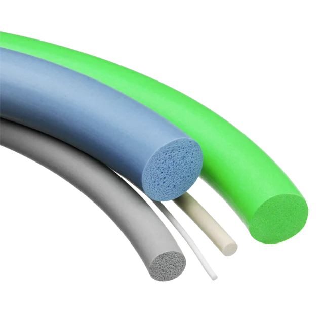 Custom High Density Round Epdm Foam Rubber Cord Extrusion Durable