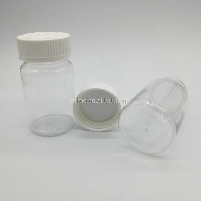 Custom 15ml 20ml 30ml 100ml 120ml 150ml Pet Clear Cylinder Pill Bottle