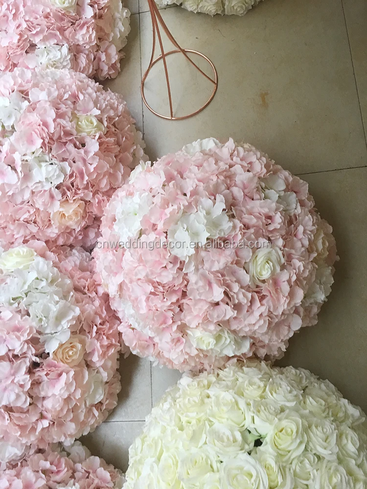 Wedding Artificial Round Silk Flower Arrangement Ball Centerpiece Buy