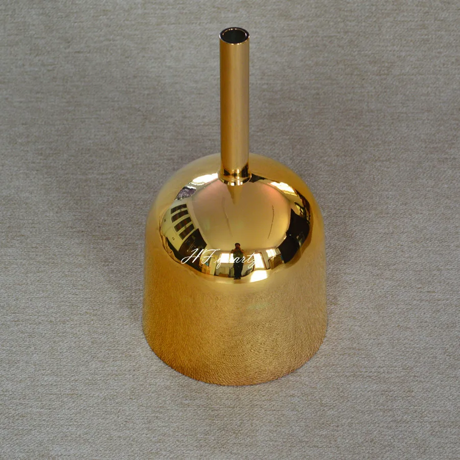 Hf Golden Hand Held Chakra Tuned Quartz Singing Bowls For Chakra