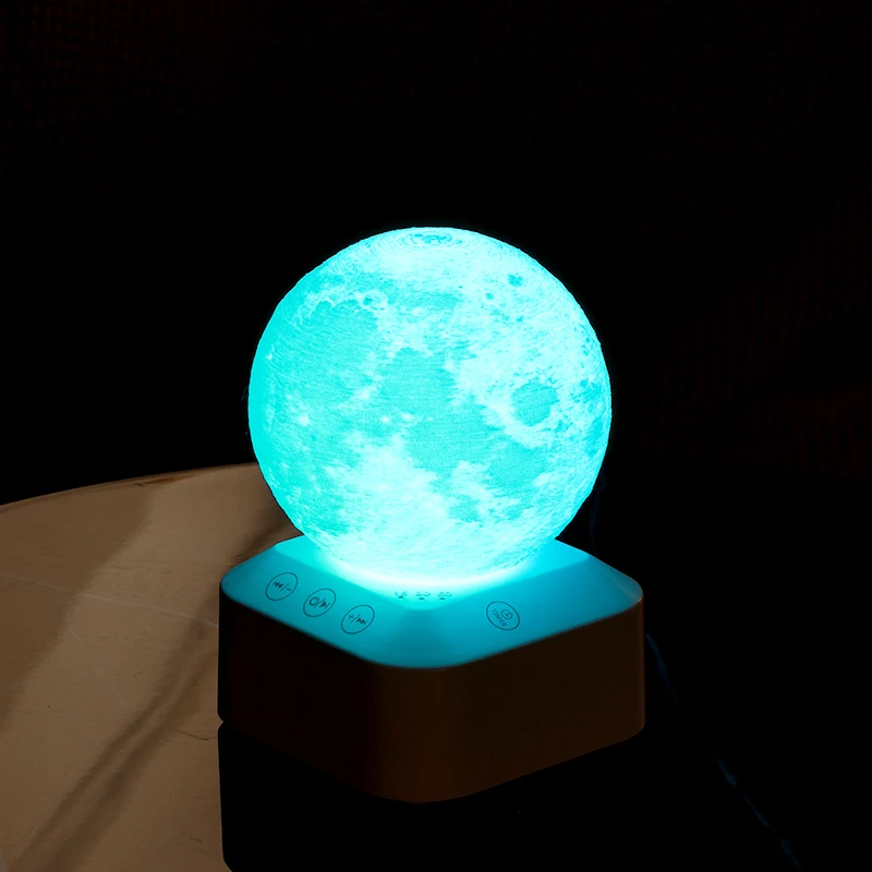 Baby White Noise Machine Night Light With 10 Non Looping Nature Sounds