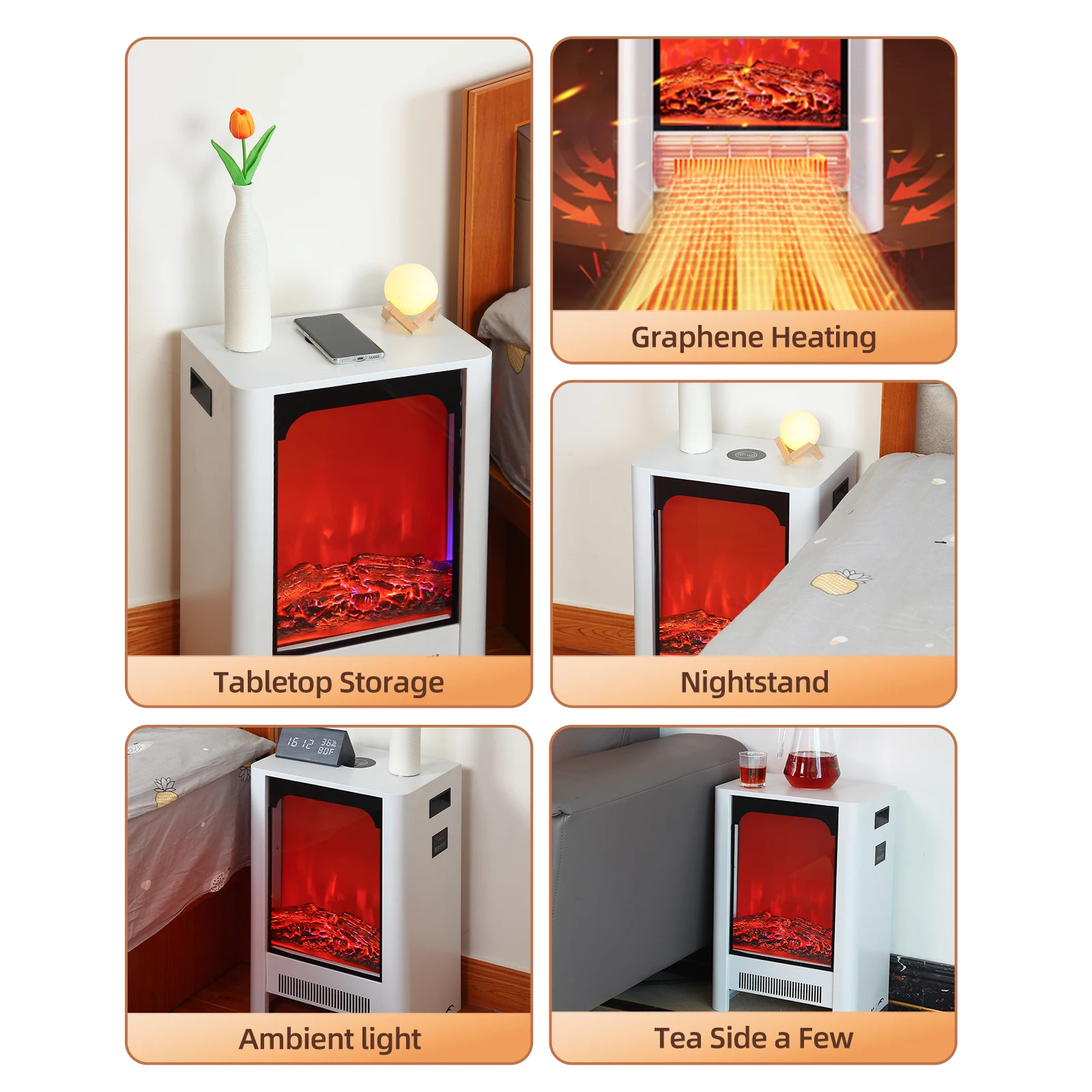 Electric Fireplace, 3D, PTC - detail 6
