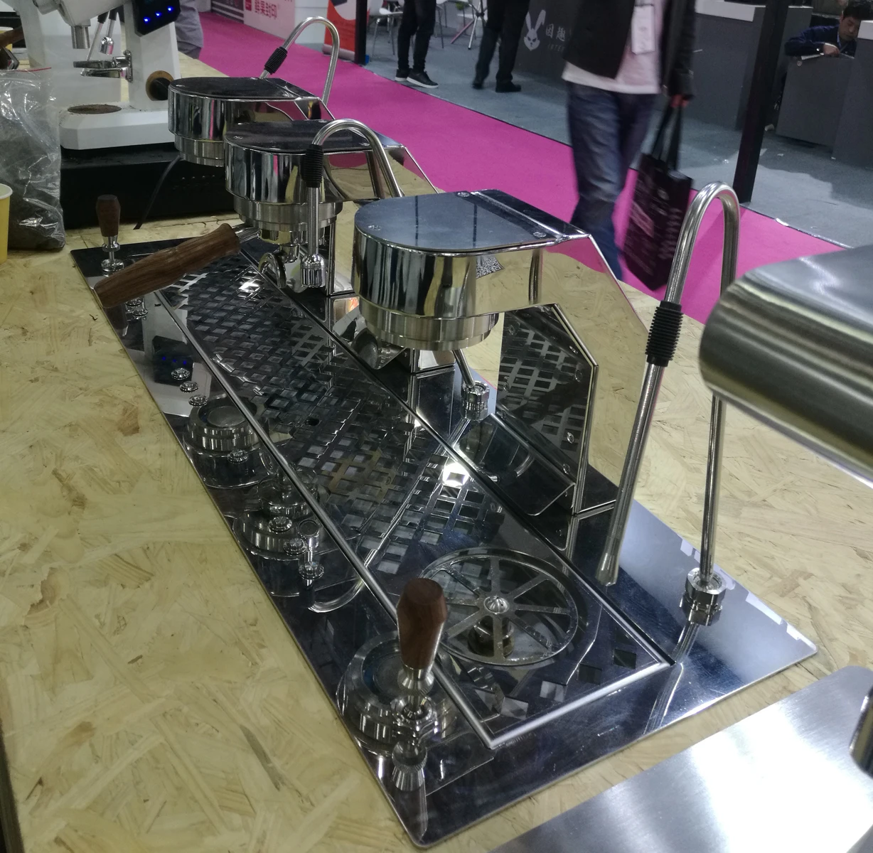 Fashion Double Group Commercial Desktop Table Coffee Machine/under