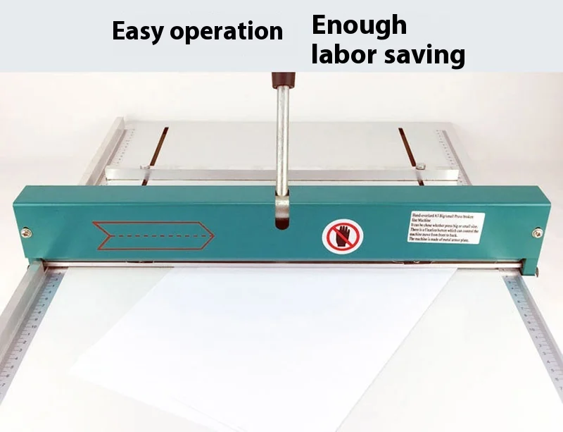 Manual 480mm Manual A3 Creasing Dotted Line Machine for Tender Greeting Cards and Tickets New Condition