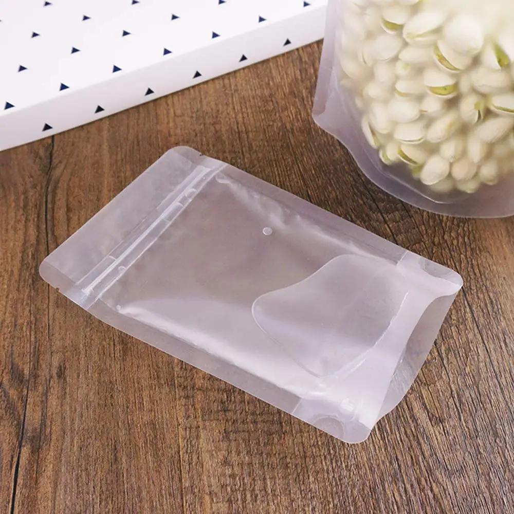Matte Frosted Cookie Candy Bag Packaging Zipper Resealable Stand Up Snack Food Tea Home Kitchen